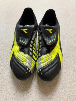 Diadora MAXIMUS II MADE IN TALY SOCCER CLEATS. SIZE 12. RARE - Image 1 of 4