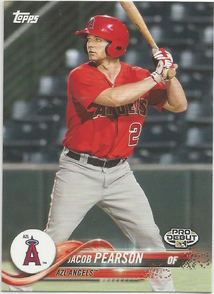 Jacob Pearson LA Angels 2018 Topps Pro Debut Minor League Baseball - Image 1 of 3