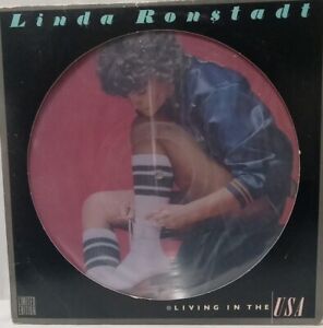 Album vinyle Linda Ronstadt « Living In The USA » années 1970 pop rock and roll 