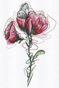 DIY Kreuzstich Kit "In der Welt der Farben" 7,1"x11,0", Abris Art - Bild 1 von 3