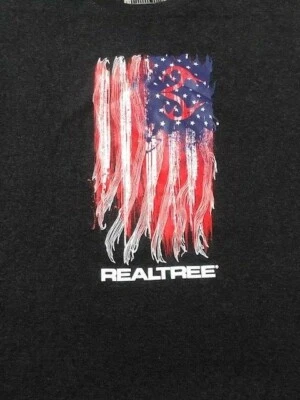 Realtree American Flag Tank Top Sleeve Less T Shirt Sz L USA Patriotic Hunting - Image 1 of 4