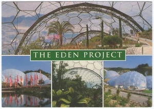 The Eden Project, multi view colour postcard, posted 2002 - Picture 1 of 2