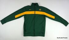 Northern Michigan Wildcats Nike Dri-Fit Jacket Men's XL Green Yellow Stripe Zip