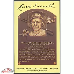 Rick Ferrell Signed Auto Hall of Fame HOF Postcard - JSA - Picture 1 of 2