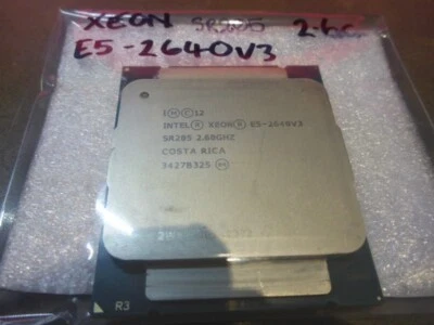 Intel Xeon E5-2640  v3 SR205 2.6GHz CPU Processor . TESTED - Image 1 of 2