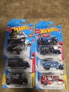 2019 Hot Wheels Treasure Hunt SWAT HW Armored Rescue And Others. Lot Of 6 - Picture 1 of 3