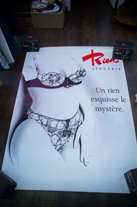 RIEN LINGERIE F French Bus Vintage Advertising Fashion Sexy Poster Original - Picture 1 of 7