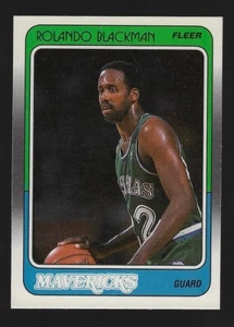 1988-89 Fleer Set-Break #28 Rolando Blackman casi nuevo-nuevo o mejor - Imagen 1 de 2