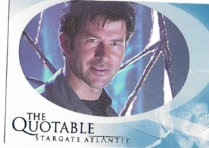 Stargate Atlantis Season 2 - Q31 The Quotable Atlantis Insert Card - Bild 1 von 1