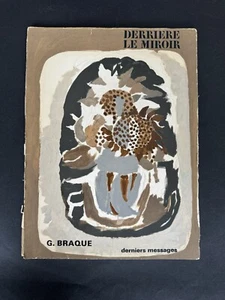 Ancien catalogue art DERRIÈRE LE MIROIR GEORGES BRAQUE N°166 MAEGHT éditeur 1967 - Imagen 1 de 24