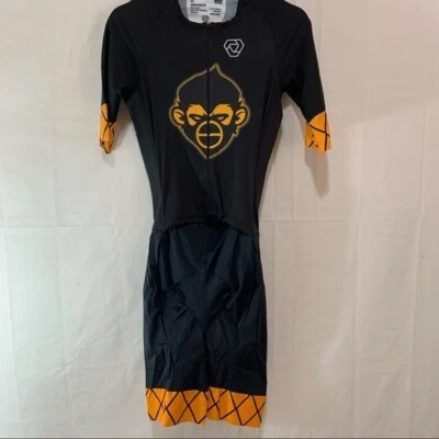 Traje de velocidad de ciclismo de manga corta Verge Sport Strike en chimpancé salado talla L o XL Foto 1 de 4