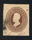 Genuine Scott #W81 Large Cut Square 1870-1871 Brown On Manila - Reay Printing