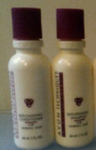 RHTF AVON TECHNIQUES REPLENISHING SHAMPOO & CONDITIONER-TRAVEL SIZE-FREE SHIP - Picture 1 of 3