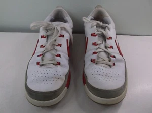 Nike Lunar Waverly Golf Men's Spikeless Shoes Size 13 Color White/Red EUC - Picture 1 of 5