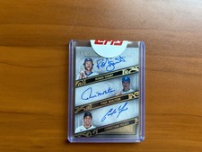 2021 Topps Five Star Triple Auto Robin Yount Paul Molitor Christian Yelich /5