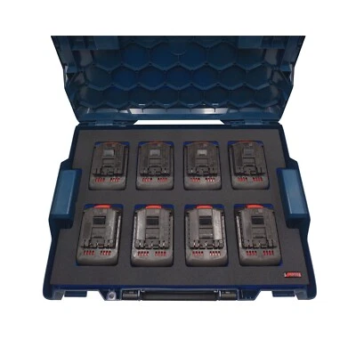 APTEX Schaumeinlage für 8x Bosch Akkus ProCore 18V 5.5Ah, 8Ah, 12Ah für L-Boxx - Bild 1 von 4