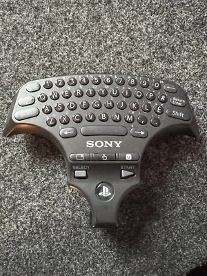 Teclado Inalámbrico Sony PlayStation 3 PS3 Teclado Chat Pad CECHZK1UC Oficial OEM Foto 1 de 2