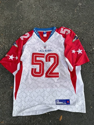 Ray Lewis Reebok 2009 Pro Bowl Jersey Size 56 Rare Hall of Fame NFL Cover