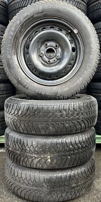 4 Orig VW Winterräder Stahl 195/65 R15 91T Golf 6 7 KBA 43737 1617 - Bild 1 von 3