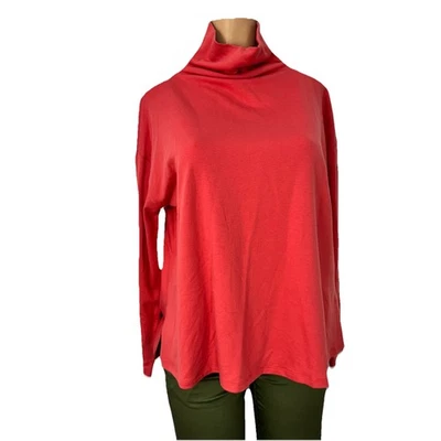 Camisa Suéter Eileen Fisher Cuello Simulado Para Mujer Talla S Relajado Polar Informal Prendas para el torso Foto 1 de 4