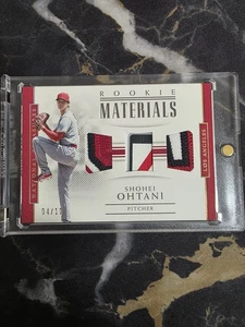 2018 National Treasures Shohei Ohtani Triple Rookie Patch RM-SO #4/10 🔥🔥🔥 - Bild 1 von 12