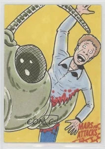 2015 Topps Mars Attacks: Occupation Red Logo 1/1 Russ Maheras Auto Sketch 1j8 - Picture 1 of 3