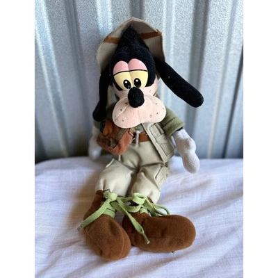 Disney Goofy Safari Peluche Beanbag Muñeca en Conjunto con Cámara y Sombrero Foto 1 de 4