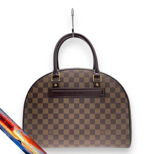 Borsa a tracolla Louis Vuitton Nolita Damier Ebene PVC marrone N41455 - Foto 1 di 5