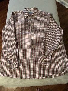 Barbour Men Lodge Tartan Check Multicolour Button Down Shirt Sz XL - Picture 1 of 7