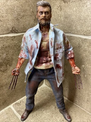 Figura 1/6 Logan Bloody Wolverine 2017 PERSONALIZADA Hugh Jackman X-Men Batalla Dañada Foto 1 de 4