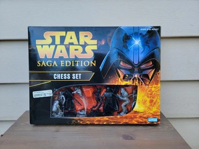 Juego de ajedrez Star Wars Saga Edition de Parker Brothers completo con caja y piezas Foto 1 de 3