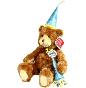 GUND H B Oso Peluche Feliz Cumpleaños Caja de Música Movimiento Animado Musical Peluche Azul - Imagen 1 de 12