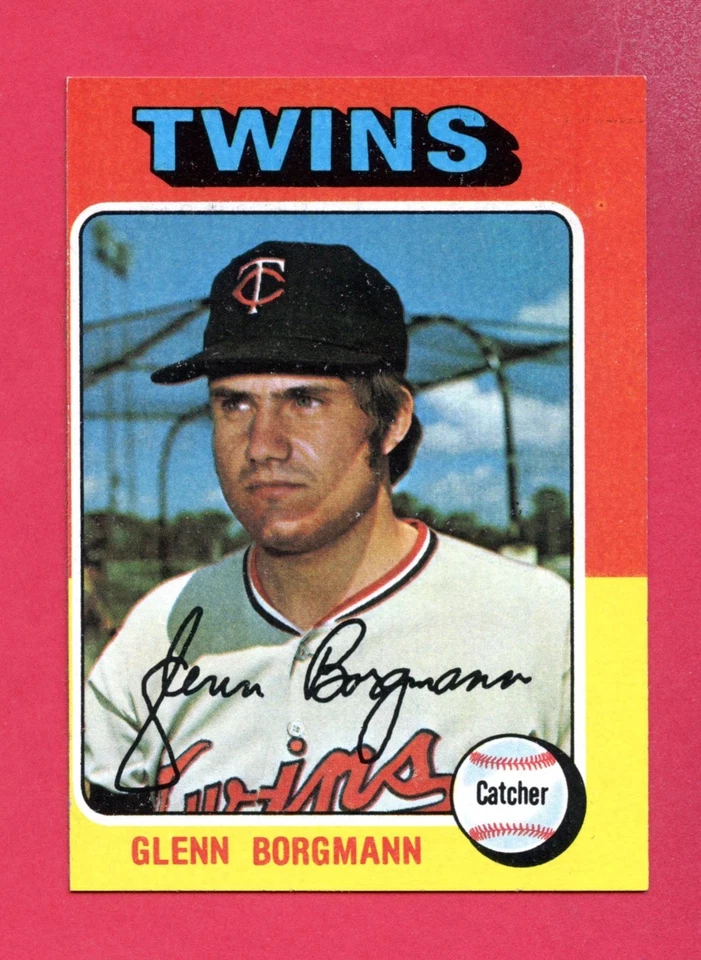 1975 Topps Baseball #127 b Glenn Borgmann EXMT - Image 1 of 1