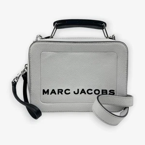 Marc Jacobs The Box 20 Grey Crossbody Bag - Picture 1 of 17
