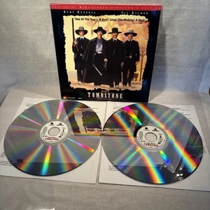 Tombstone Laserdisc Widescreen Director's Edition - Kurt Russell - Val Kilmer - Picture 1 of 2