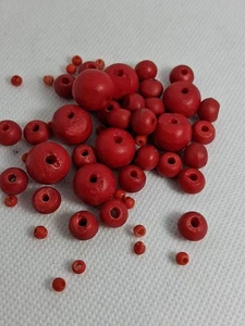 Perline di corallo rosso vecchia tenuta Asis - Foto 1 di 12