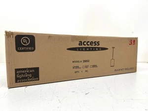 Access Lighting 29002-MBL Pilson 14.5 in. 1-Light Matte Black Pendant Light - Picture 1 of 2