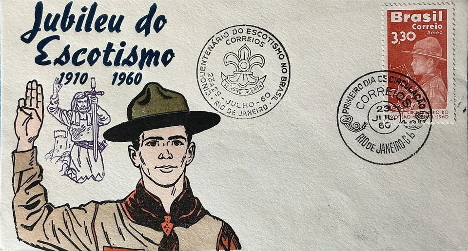 Julileu do Escotismo 1960 Boy Scout Jamboree Brasil  Foto 1 de 1