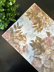 VICTORIAN FLORAL Print Gift Grade Tissue Paper Sheets 15" x 20" Choose Amount - Picture 1 of 6