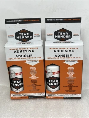 Adhesivo líquido de tela y cuero de alta resistencia Tear Mender 2 oz TM-1, lote de 2 Foto 1 de 4