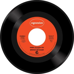 Brenda Lee Eager When I'm With You/Let Me Be (Vinyl) 7" Single (UK IMPORT) - Picture 1 of 1