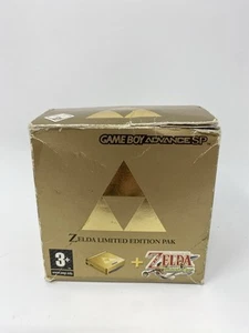 Nintendo GBA SP Legend of Zelda Minish Cap Paquete Dorado Europa Caja, Papeles, Juego - Imagen 1 de 24