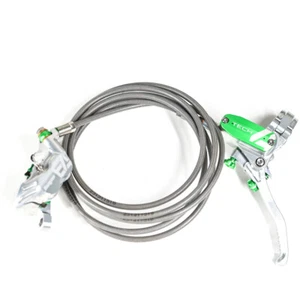 freno a disco anteriore tech 4 e4 4 pistoni argento/verde HOPE freni mtb - Foto 1 di 1