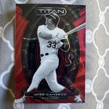 2023 Panini Chronicles Titan Jose Canseco Velocity Prizm /199