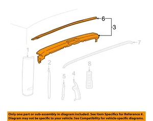 GM OEM Exterior-Rear-Applique 22825852 - Picture 1 of 2