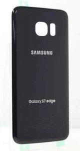 Original Battery Cover for Samsung Galaxy S7 Edge SM-G935 Back Door Black OEM - Bild 1 von 1
