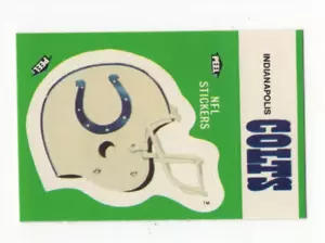 1986 FLEER TEAM ACTION STICKER INDIANAPOLIS COLTS HELMET - Picture 1 of 2