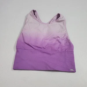 Victoria Secret PINK Women Sports Bra XS Purple Ombre Seamless Lightly Lined - Picture 1 of 7