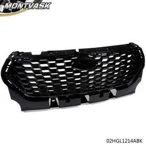 Fit For 2017-2018 Ford Escape Kuga Front Bumper Honeycomb Grille Gloss Black - Picture 1 of 12