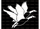 2 Flying Geese - Hunting/Outdoor - Vinyl Die-Cut Peel N' Stick Decals / Stickers